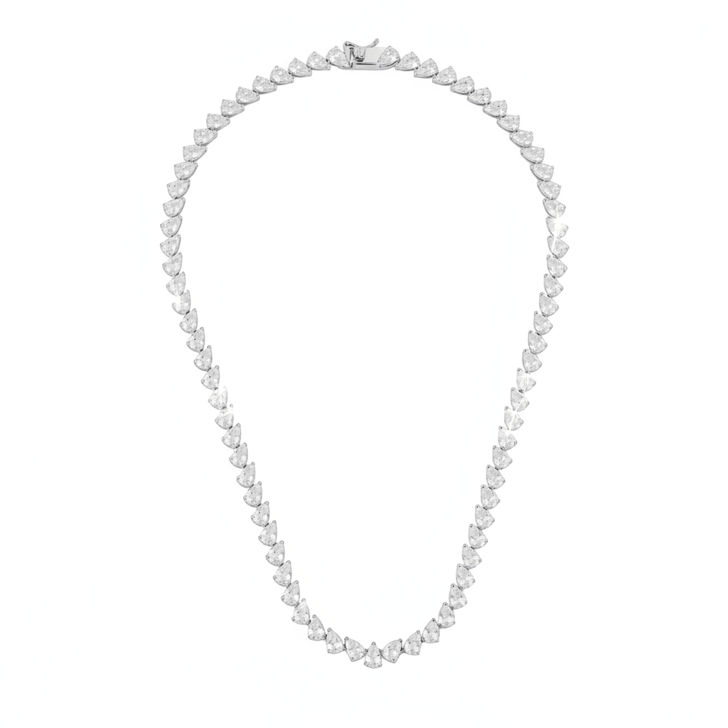 שרשרת טניס ציפוי BKSI009-1-4X6MM-40CM