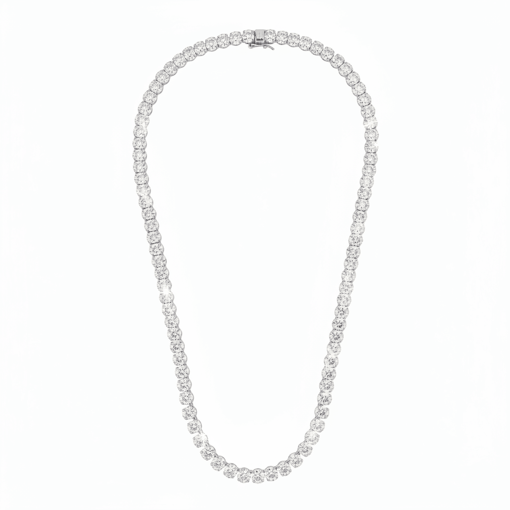 שרשרת טניס ציפוי BKSI010-1-4X6MM-40CM