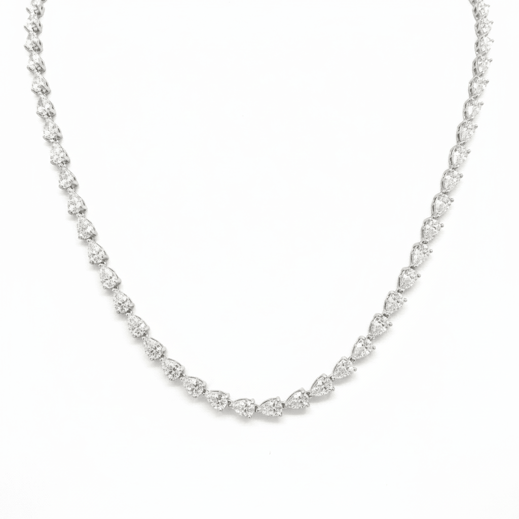 שרשרת טניס ציפוי BKSI011-1-3X5MM-40CM