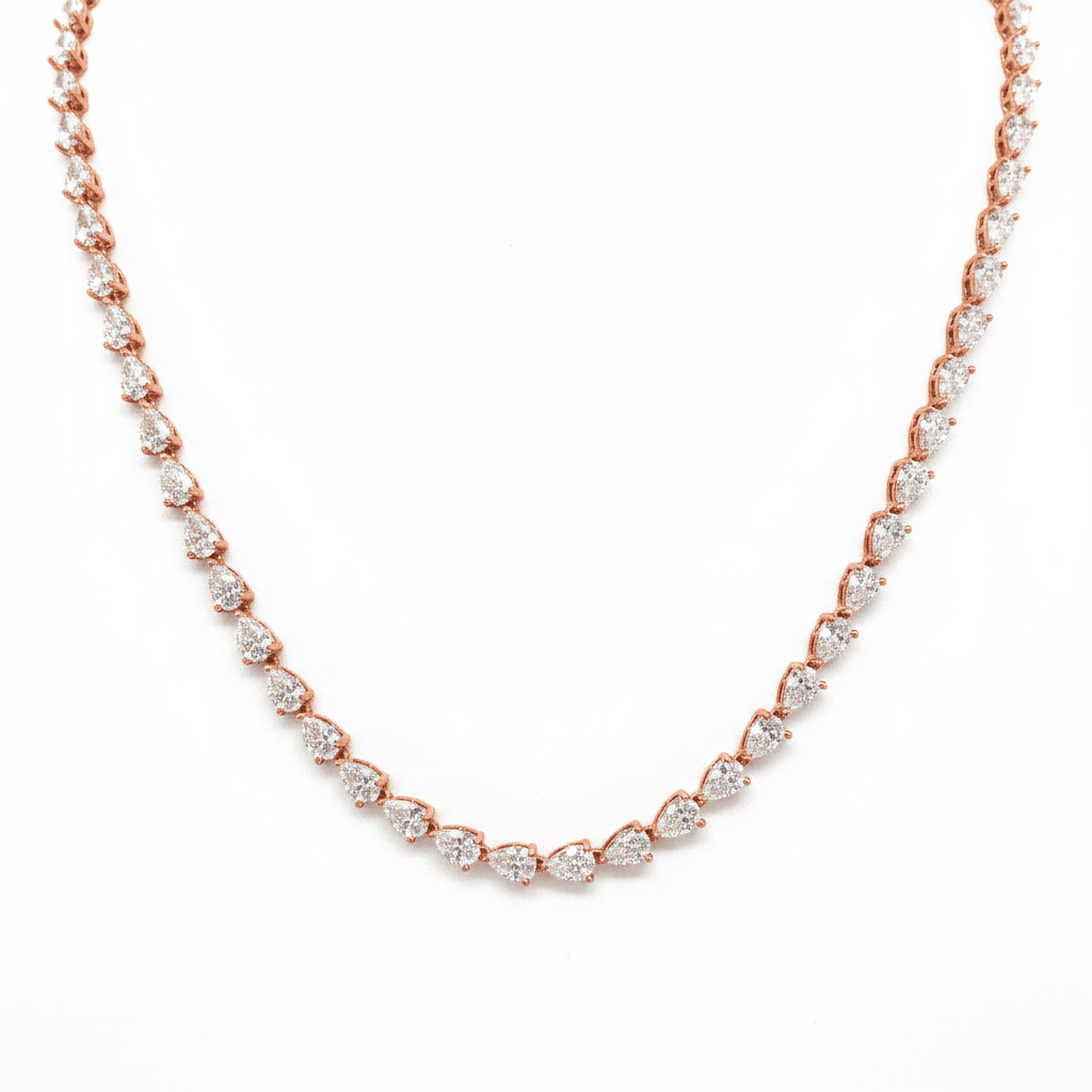 שרשרת טניס ציפוי BKSI011-2-3X5MM-40CM