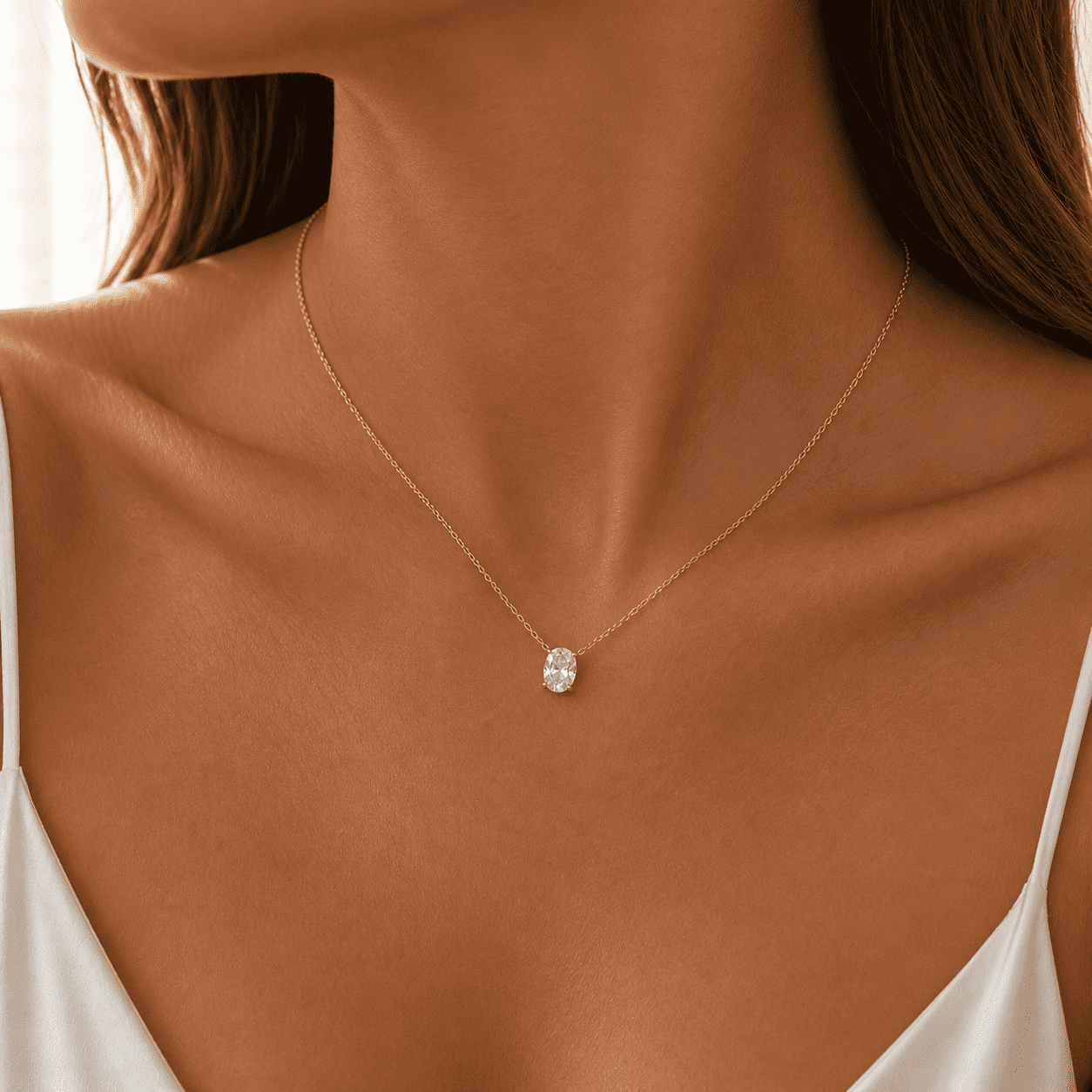 Lucía | שרשרת זרקון בציפוי זהב 14K