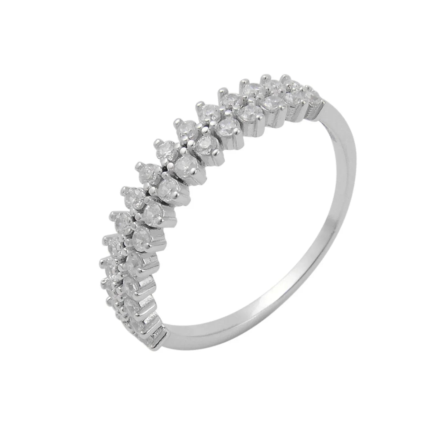 טבעת כסף 925 עם אבני זירקון | תכשיטים לנשים | Remilia Jewelry