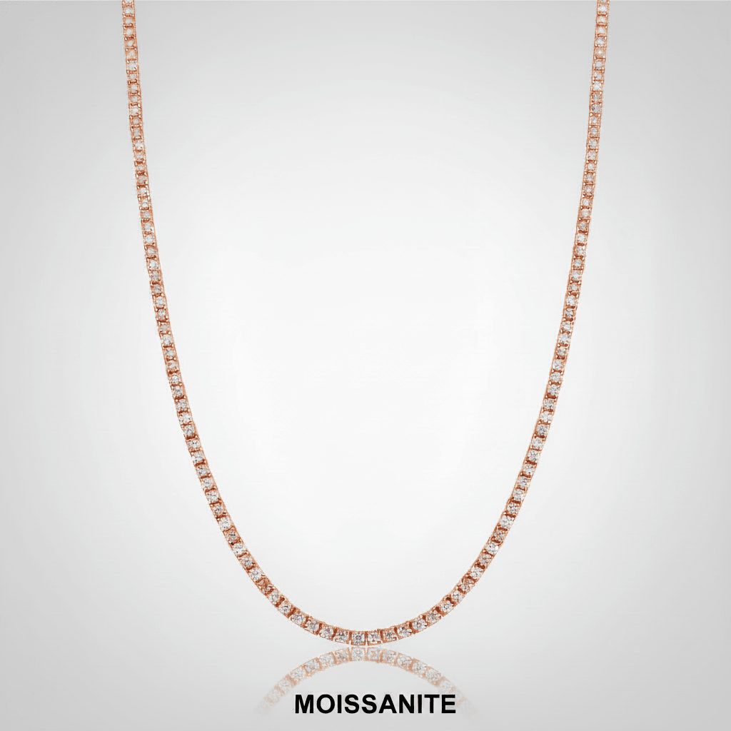 שרשרת טניס מוסונייט mosi004-2.5mm-8.46ct--2-M