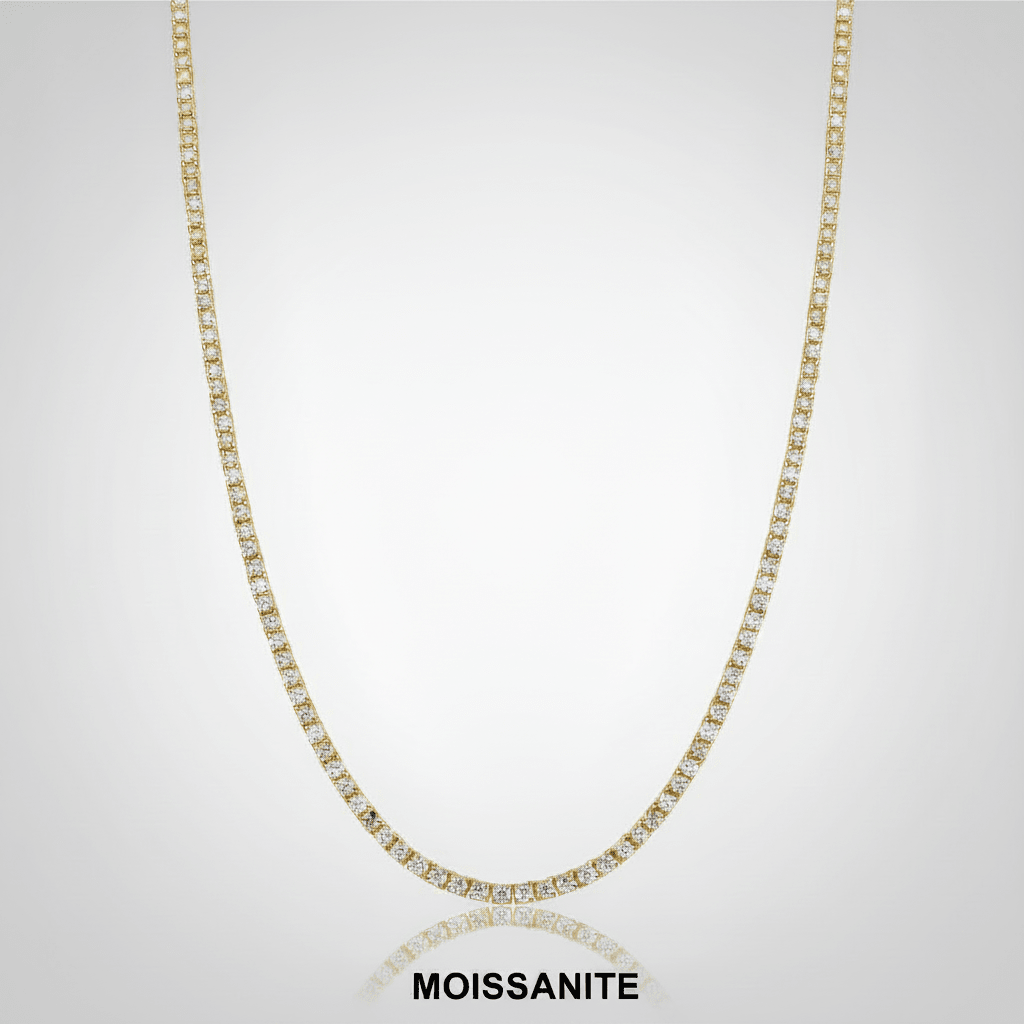 שרשרת טניס מוסונייט mosi004-2.5mm-8.46ct--3-M